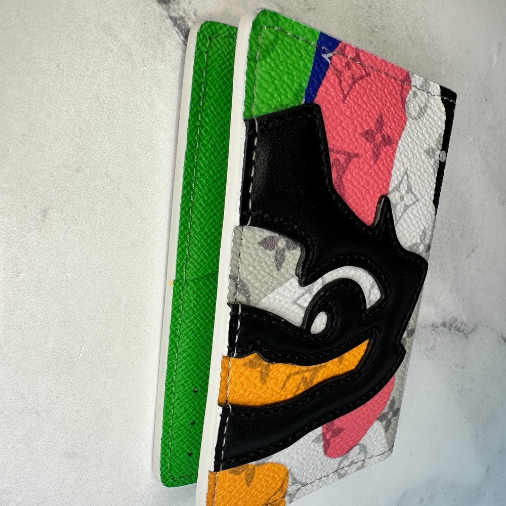 ❌❌Louis Vuitton KidSuper Eye Pocket Organizer wallet LV camo multicolor mens - Picture 12 of 13